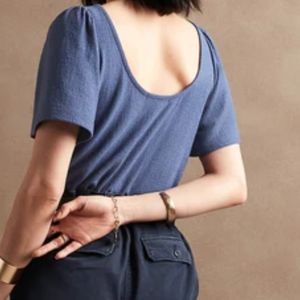 Petite Medium Blue Blouse